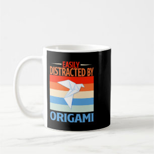 Easily Distracted By Origami Coffee Mug