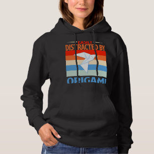 Easily Distracted By Origami Hoodie