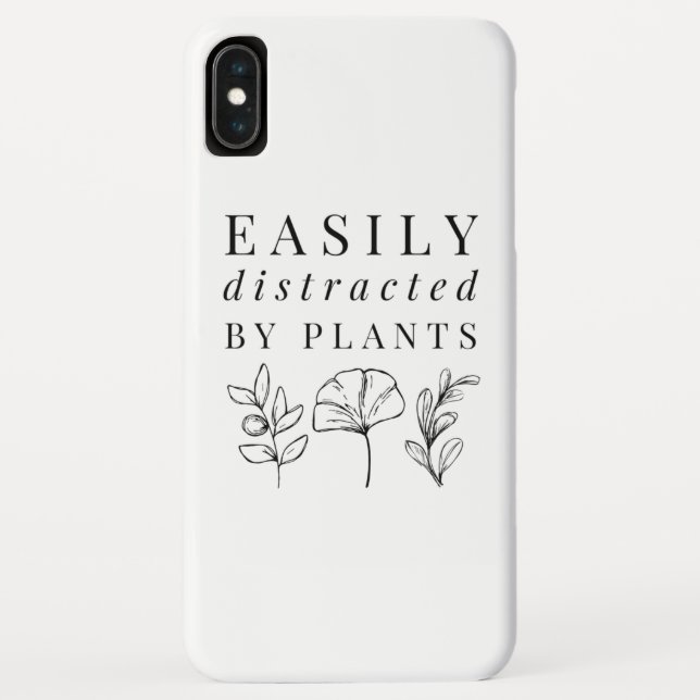 Easily distracted by plants Case-Mate iPhone case (Back)