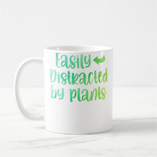 Easily Distracted By Plants Gardening Gardener Lan Coffee Mug