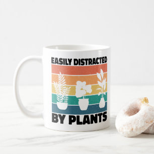 Easily Distracted By Plants Planting Love Colourfu Coffee Mug