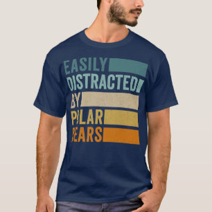 Easily Distracted By Polar Bears Premium  T-Shirt