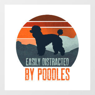Easily Distracted By Poodles Dog Walking