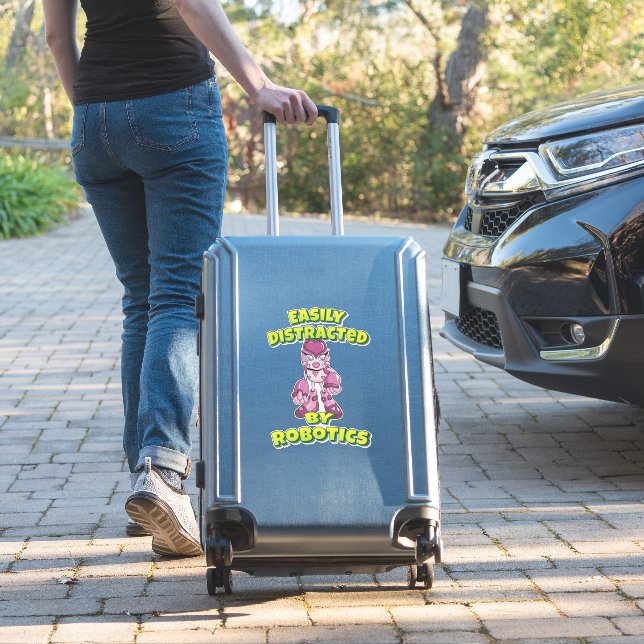 Easily Distracted By Robotics Robot (Suitcase Insitu)