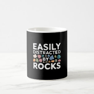 Easily Distracted By Rocks Coffee Mug