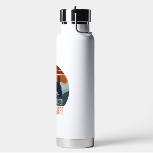 Easily Distracted By Schnauzers Dog Walking Water Bottle