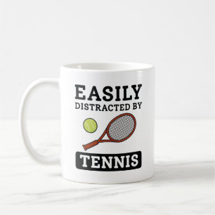 Easily Distracted By Tennis Coffee Mug