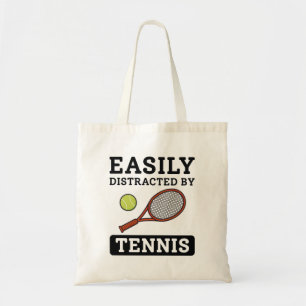 Easily Distracted By Tennis Tote Bag