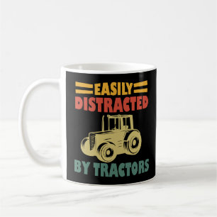 Easily Distracted By Tractors Coffee Mug