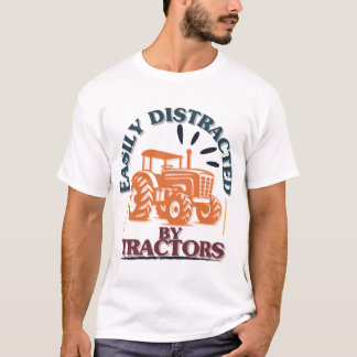 Easily Distracted By Tractors  T-Shirt