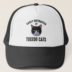 Easily Distracted By Tuxedo Cats Trucker Hat
