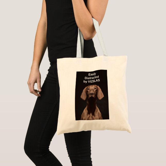 Easily Distracted by VIZSLAS Tote Bag (Front (Product))