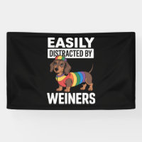 Easily Distracted By Weiners LGBTQ Rainbow Gay