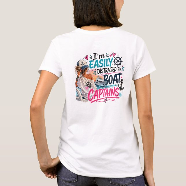 Easily Distracted Colour T-Shirt (Back)