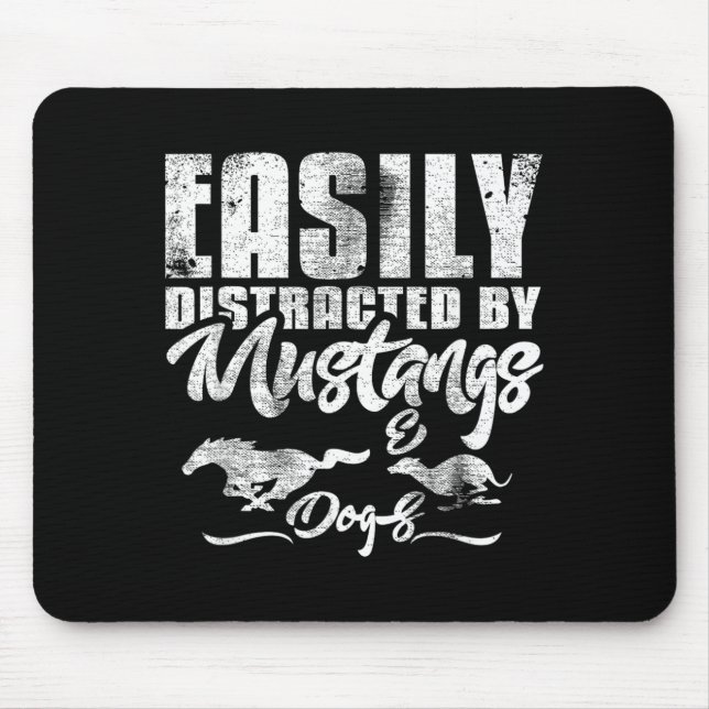 Easily Distracted Mouse Pad (Front)