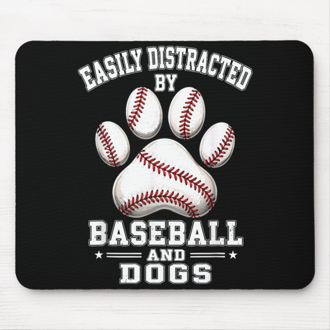 Easily Distracted Mouse Pad (Front)