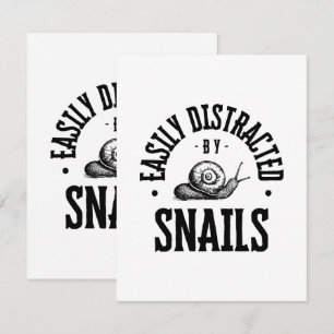 EASILY DISTRACTED RSVP CARD