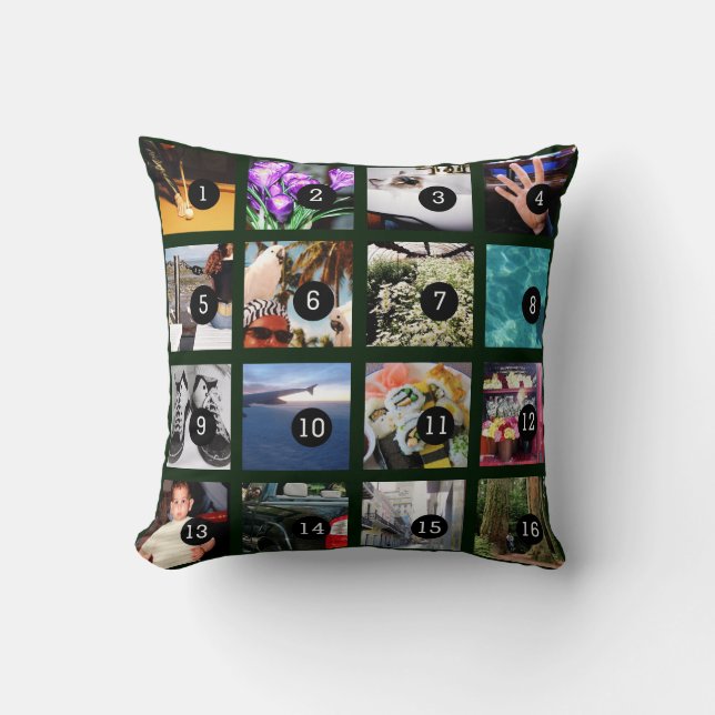 Easily Make Your Own Photo Pillow with 32 images (Front)