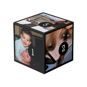 Easily Make Your Own with five of your photos Cube