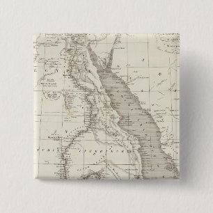 East Africa Map 15 Cm Square Badge