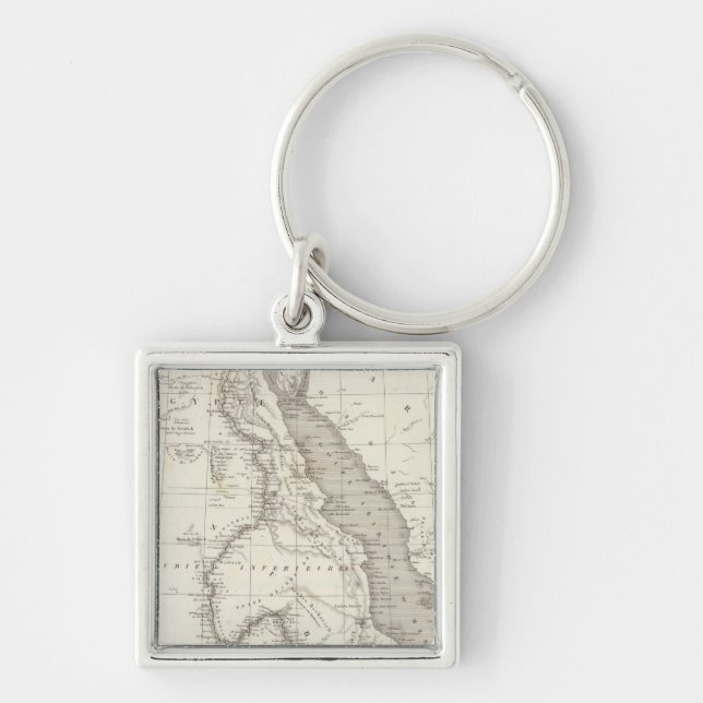 East Africa Map Key Ring (Front)