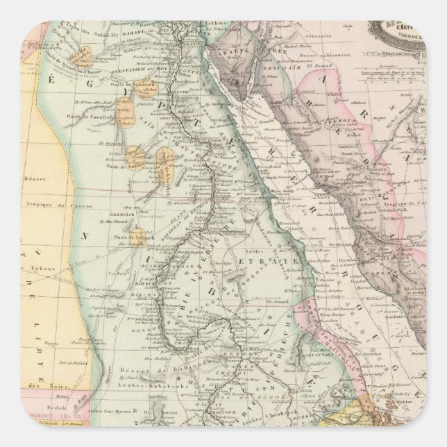 East Africa Square Sticker (Front)