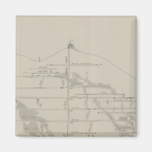 East and West Vertical Section, New Almaden Mine Magnet
