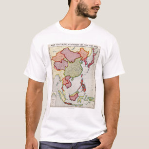 East AsiaPanoramic MapEast Asia T-Shirt