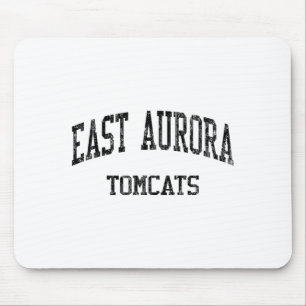 East Aurora High School Hs Aurora Il Vintage Srts  Mouse Pad