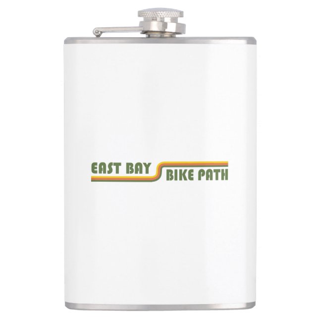 East Bay Bike Path Hip Flask (Front)