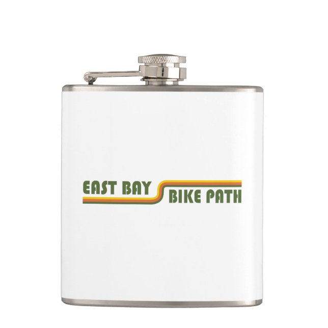 East Bay Bike Path Hip Flask (Front)