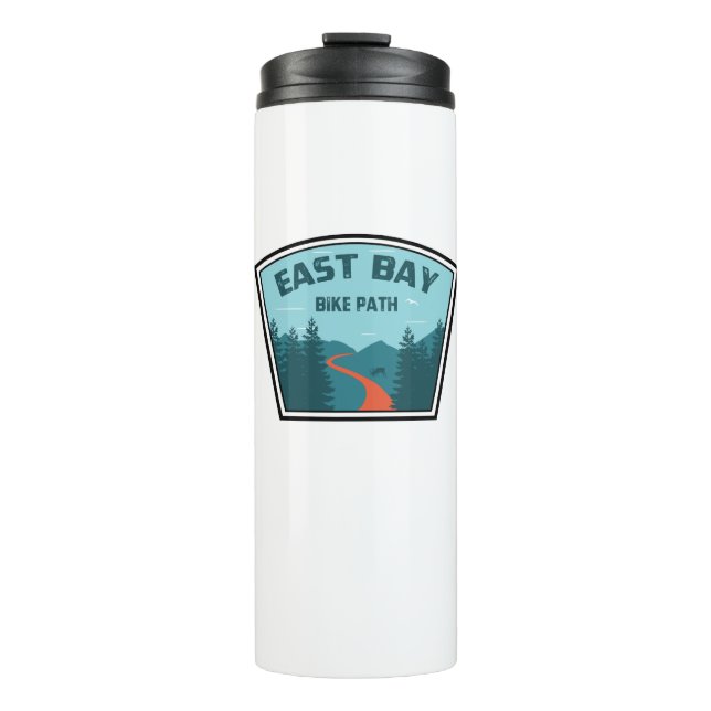 East Bay Bike Path Thermal Tumbler (Front)