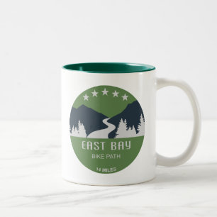 East Bay Bike Path Two-Tone Coffee Mug