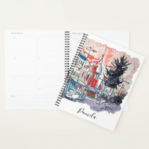 East Berlin Happy Painting / Artist Larry Lerew Planner