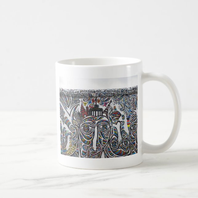 East Berlin Wall Graffiti Coffee Mug (Right)