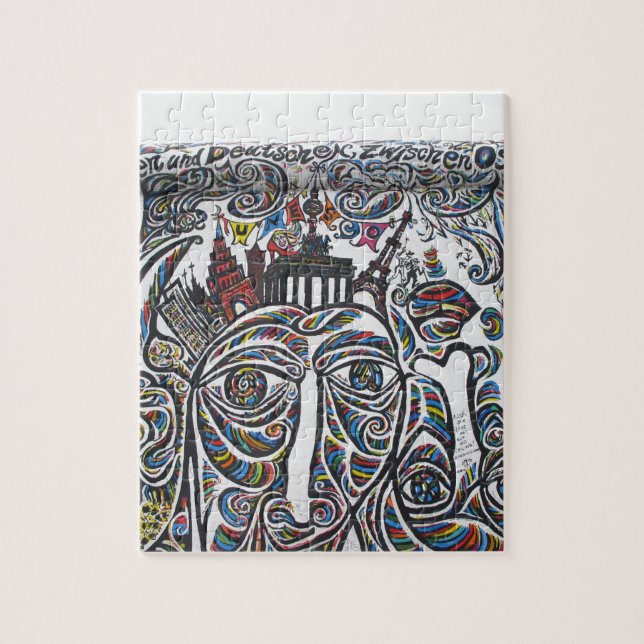 East Berlin Wall Graffiti Jigsaw Puzzle (Vertical)