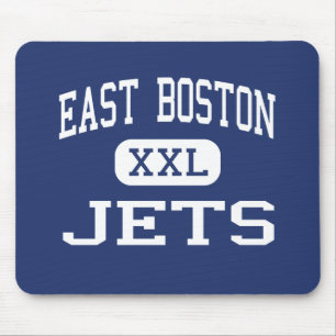 East Boston - Jets - High - East Boston Mouse Pad