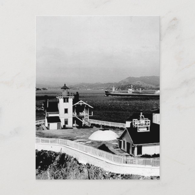 East Brother Island Lighthouse Postcard (Front)