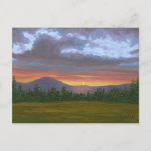 East Burke Vermont Mountain landscape Postcard