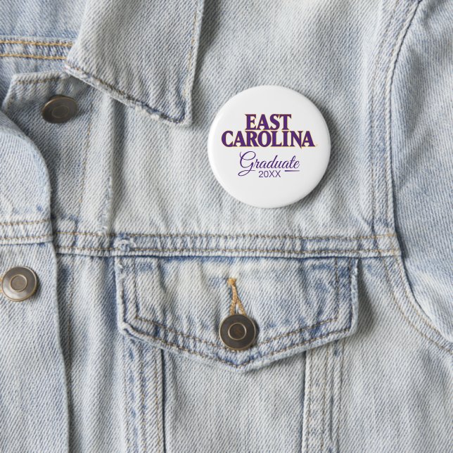 East Carolina University | East Carolina 6 Cm Round Badge (In Situ)