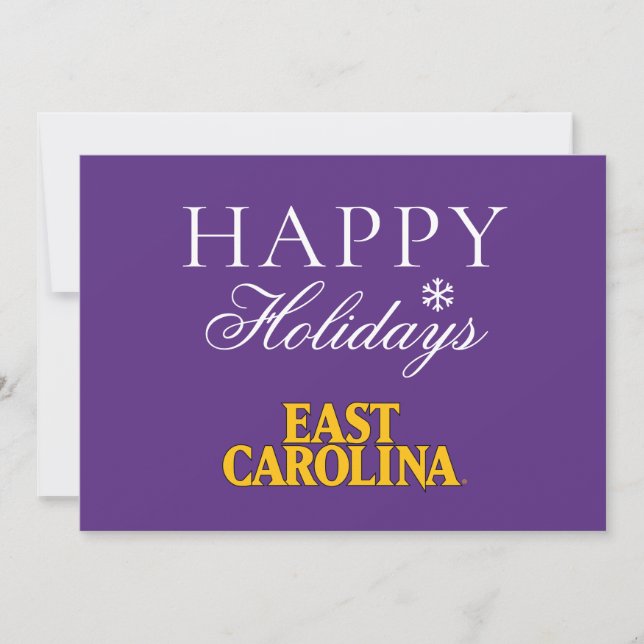 East Carolina University | East Carolina Holiday Card (Front)
