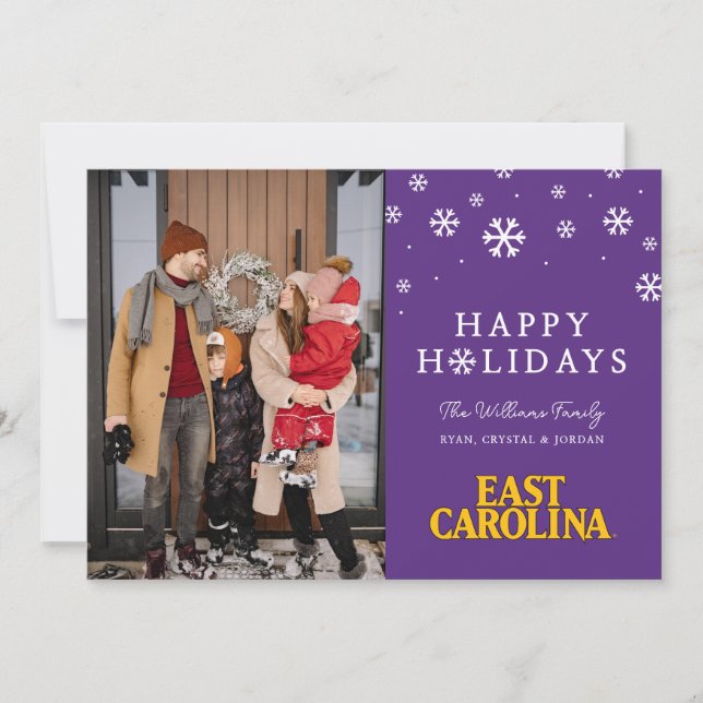 East Carolina University | East Carolina Holiday Card (Front)