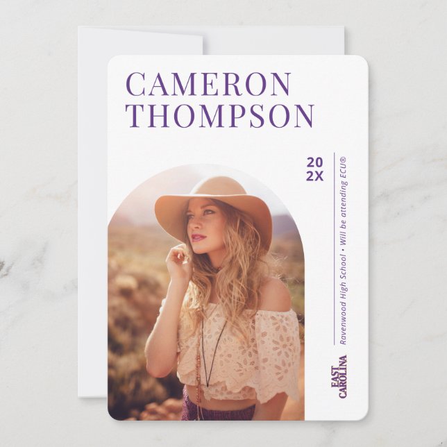 East Carolina University | East Carolina Invitation (Front)