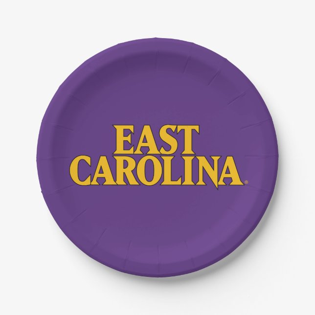 East Carolina University | East Carolina Paper Plate (Front)