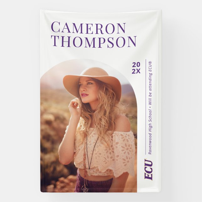 East Carolina University | ECU Logo Banner (Vertical)