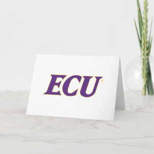East Carolina University   ECU Logo Card