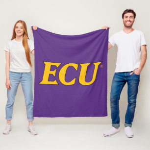 East Carolina University   ECU Logo Fleece Blanket