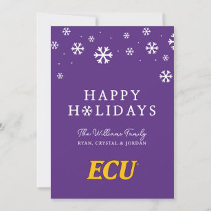 East Carolina University   ECU Logo Holiday Card
