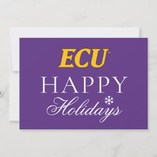 East Carolina University   ECU Logo Holiday Card