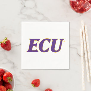 East Carolina University ECU Logo Napkin